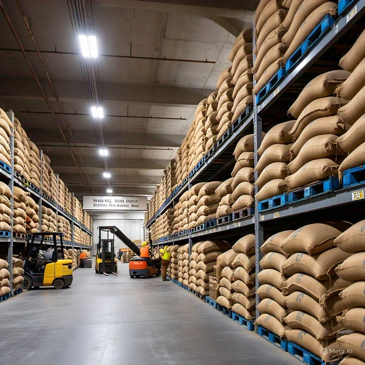 Склады сырья и материалов